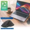 ACT bezvadu vairāku savienojumu pele Bluetooth vai USB-A uztvērējs, 2400 DPI ar klusām pogām, videi draudzīga