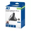 ACT bezvadu ergonomiskā pele ar Bluetooth un USB-C/USB-A