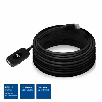 USB 2.0 pastiprinātājs ACT AC6010 10 metri