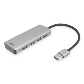 USB centrmezgls ACT AC6121 Type-A 5000 Mbit/s Aluminium