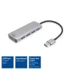 USB centrmezgls ACT AC6121 Type-A 5000 Mbit/s Aluminium