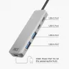 USB centrmezgls ACT AC6125 3.2 Gen 1 Type-A 5000 Mbit/s pelēks