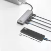 USB centrmezgls ACT AC6125 3.2 Gen 1 Type-A 5000 Mbit/s pelēks