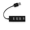 USB centrmezgls ACT AC6205 2.0 480 Mbit/s Melns 0.12m