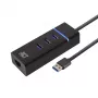 Dokstacija ACT AC6310 USB 3.2 Gen 1 vadu melna Ethernet