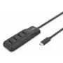 ACT AC6420 centrmezgls USB 3.2 Gen 1 (3.1 Gen 1) Type-C 5000 Mbit/s Melna