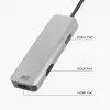 ACT USB-C 4K daudzportu adapteris 2 HDMI monitoriem, USB-A datu ports