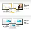 ACT USB-C 4K daudzportu adapteris 2 HDMI monitoriem, USB-A datu ports