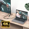 ACT USB-C 4K daudzportu adapteris 2 HDMI monitoriem, USB-A datu ports
