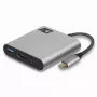 ACT USB-C vairāku pieslēgvietu adapteris 1 HDMI monitoram, 1x USB-A, PD caurlaide