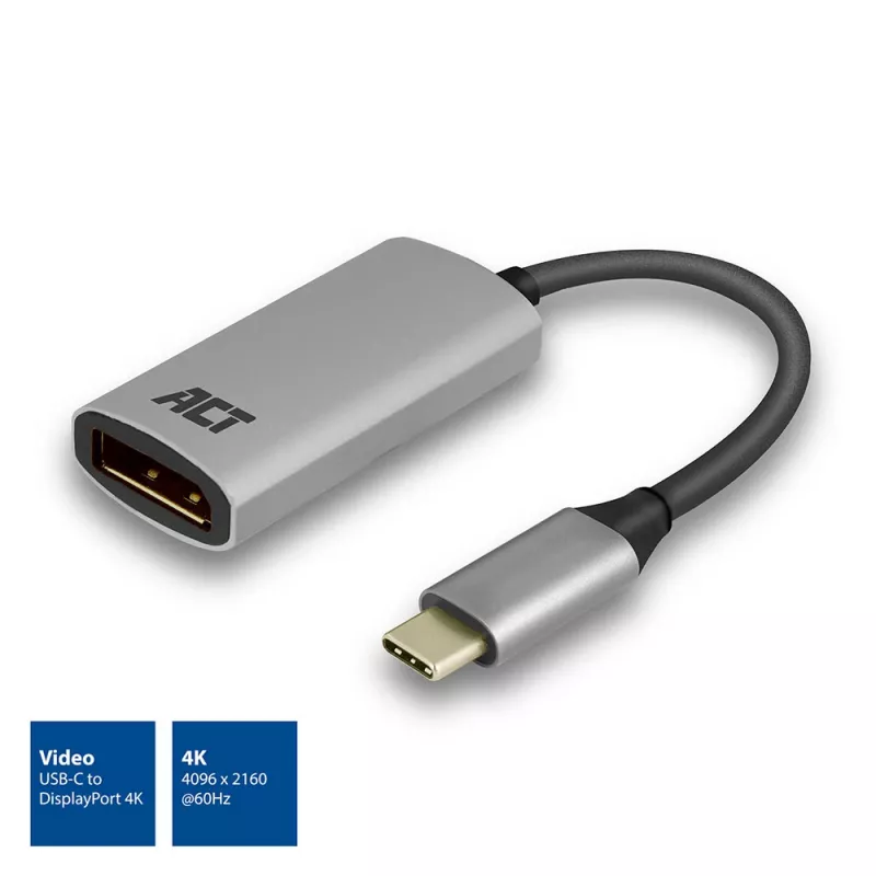 USB-C uz DisplayPort adapteris ACT AC7030