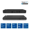ACT USB-C dokstacija 4K, 2 vai 3 HDMI/DisplayPort monitoriem, DisplayLink