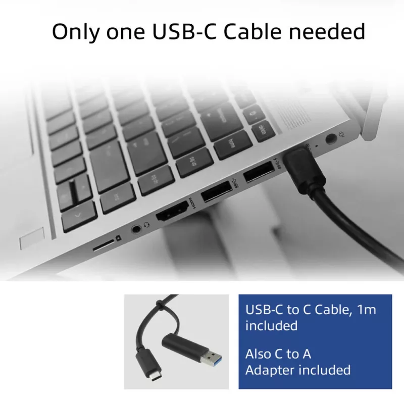 ACT USB-C dokstacija 4K, 2 vai 3 HDMI/DisplayPort monitoriem, DisplayLink