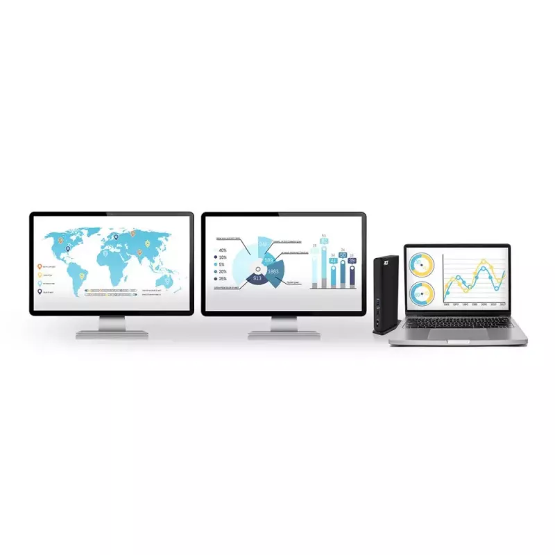 ACT Universāla USB-C vai USB-A dokstacija, 2 HDMI monitoriem, DisplayLink