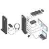 ACT Universāla USB-C vai USB-A dokstacija, 2 HDMI monitoriem, DisplayLink