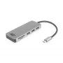 ACT USB-C centrmezgls 3.0, 3x USB-A, karšu lasītājs, PD caurlaide