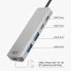 ACT AC7072 USB 3.2 Gen 1 Type-C centrmezgls 5000 Mbit/s Melns Pelēks