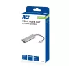 ACT AC7072 USB 3.2 Gen 1 Type-C centrmezgls 5000 Mbit/s Melns Pelēks
