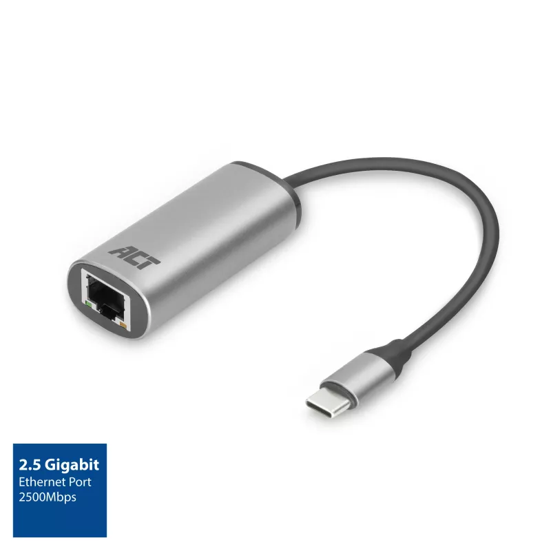 USB centrmezgls ACT AC7081 Type-C 2500 Mbit/s Alumīnijs