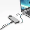 ACT USB-C 4K dokstacija 1 HDMI monitoram, ethernet, USB-A, PD caurlaide