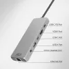 ACT USB-C 4K / 8K 30Hz dokstacija 1 HDMI monitoram, 2,5 Gigabit Ethernet, USB-C 10Gbps, USB-A 10Gbps, 3,5mm audio, PD caurlaide
