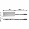 ACT USB-C 4K / 8K 30Hz dokstacija 1 HDMI monitoram, 2,5 Gigabit Ethernet, USB-C 10Gbps, USB-A 10Gbps, 3,5mm audio, PD caurlaide