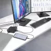 ACT Universālā USB-C dokstacija 4K, 2 HDMI/DisplayPort monitoriem, DisplayLink, kompakts dizains