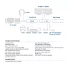 ACT Universālā USB-C dokstacija 4K, 2 HDMI/DisplayPort monitoriem, DisplayLink, kompakts dizains