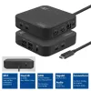 ACT Universālā USB-C dokstacija 4K, 2 HDMI/DisplayPort monitoriem, DisplayLink, kompakts dizains