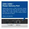 ACT Universālā USB-C dokstacija 4K, 2 HDMI/DisplayPort monitoriem, DisplayLink, kompakts dizains