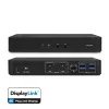 ACT USB-C dokstacija 4K, 2 HDMI vai DisplayPort monitoriem, DisplayLink