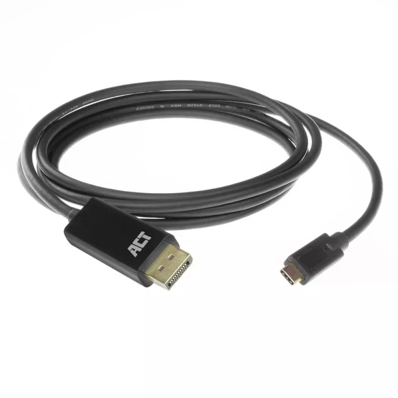 USB-C uz DisplayPort kabelis ACT AC7325 2 metri