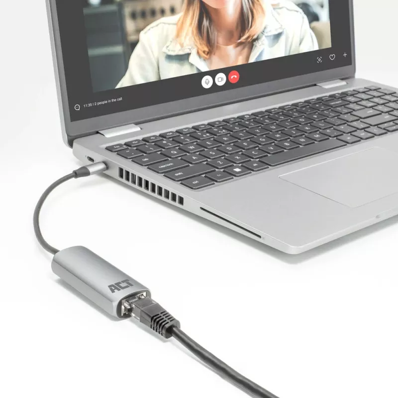 Tīkla karte ACT AC7335 Ethernet 1000 Mbit/s USB Type-C