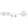 ACT USB 3.0 kabelis OTG USB-C vīrišķais uz USB-A sievišķo 0.2m 5 Gbit/s