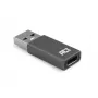 USB-A uz USB-C adapteris ACT AC7375 pelēks
