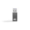 USB-A uz USB-C adapteris ACT AC7375 pelēks