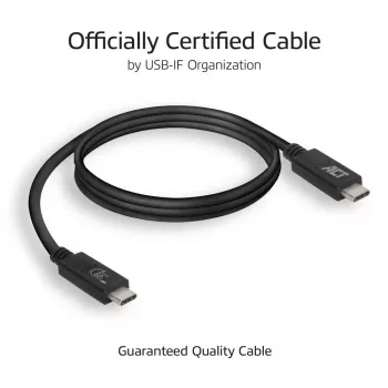 ACT USB 3.0 kabelis USB-C USB-IF sertificēts 2 metri 5 Gbit/s