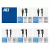 ACT USB 3.0 leņķa kabelis USB-C 1 metrs 5 Gbit/s melns
