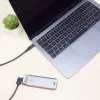 ACT USB 3.0 leņķa kabelis USB-C 2 metri 5 Gbit/s Melns