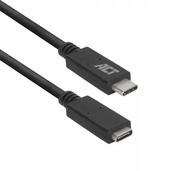 ACT USB 3.0 pagarinājuma kabelis USB-C 2 metri 5 Gbit/s Melns