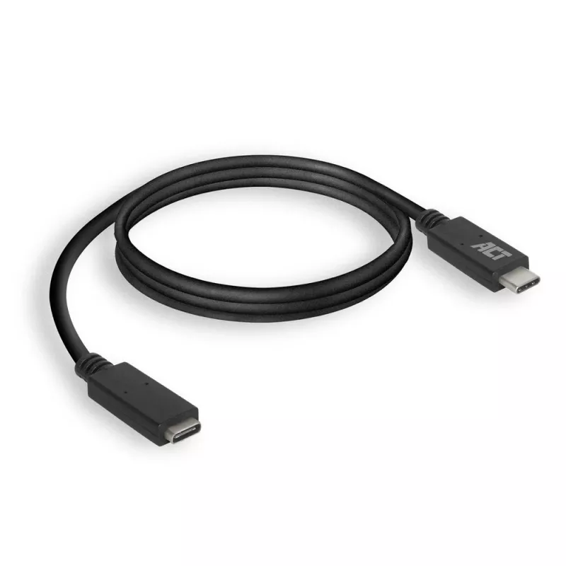 ACT USB 3.0 pagarinājuma kabelis USB-C 2 metri 5 Gbit/s Melns