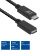 ACT USB 3.0 pagarinājuma kabelis USB-C 2 metri 5 Gbit/s Melns