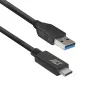 ACT USB 3.0 kabelis USB-A uz USB-C 2 metri 5 Gbit/s Melns