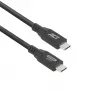 ACT USB4 20Gbps 240W USB Type-C kabelis 0.5m melns