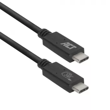 ACT USB4® 20Gbps kabelis, USB-C, USB-IF sertificēts, 1 metrs