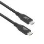 ACT USB 3.0 10Gbps 60W USB Type-C kabelis 0,5m melns