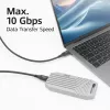 USB Type-C kabelis ACT AC7442 2m 10Gbps 60W Melns