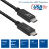 ACT USB4® 40Gbps 240W USB Type-C® kabelis, USB-IF sertificēts 0,8 metri