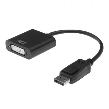 ACT DisplayPort vīriešu uz DVI sieviešu adapteris 0,15 m AC7510