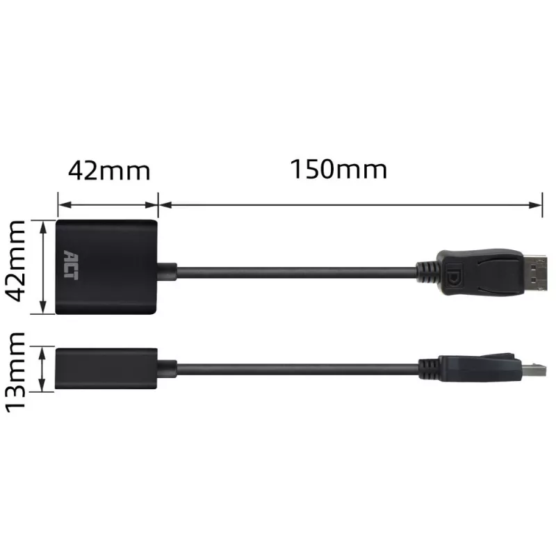 DisplayPort uz VGA adapteris ACT AC7515